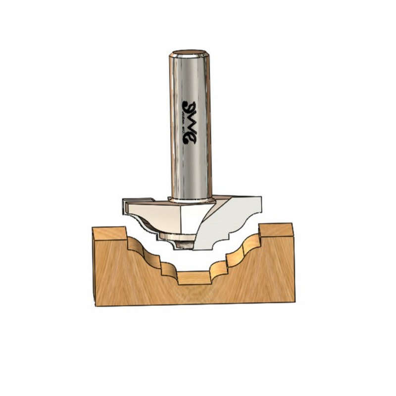 38mm Solid Bit Cnc Machine & Hand Router Wood Working Cutting Tools D2 Model-WM149